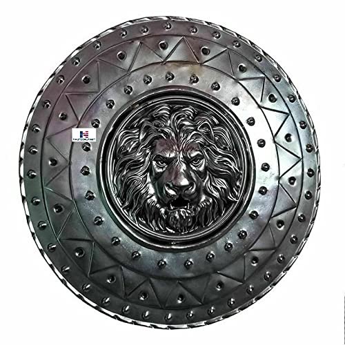 Nautical-Mart Medieval Shield Lion Legion Shield Templar Viking Norman Knight Iron Shield (22 Inches)