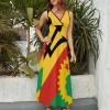 BAIKUTOUAN Barbados Oromo Liberation Front Flag Long Dress for Women Summer Printed Sleeveless view 3