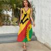 BAIKUTOUAN Barbados Oromo Liberation Front Flag Long Dress for Women Summer Printed Sleeveless view 4