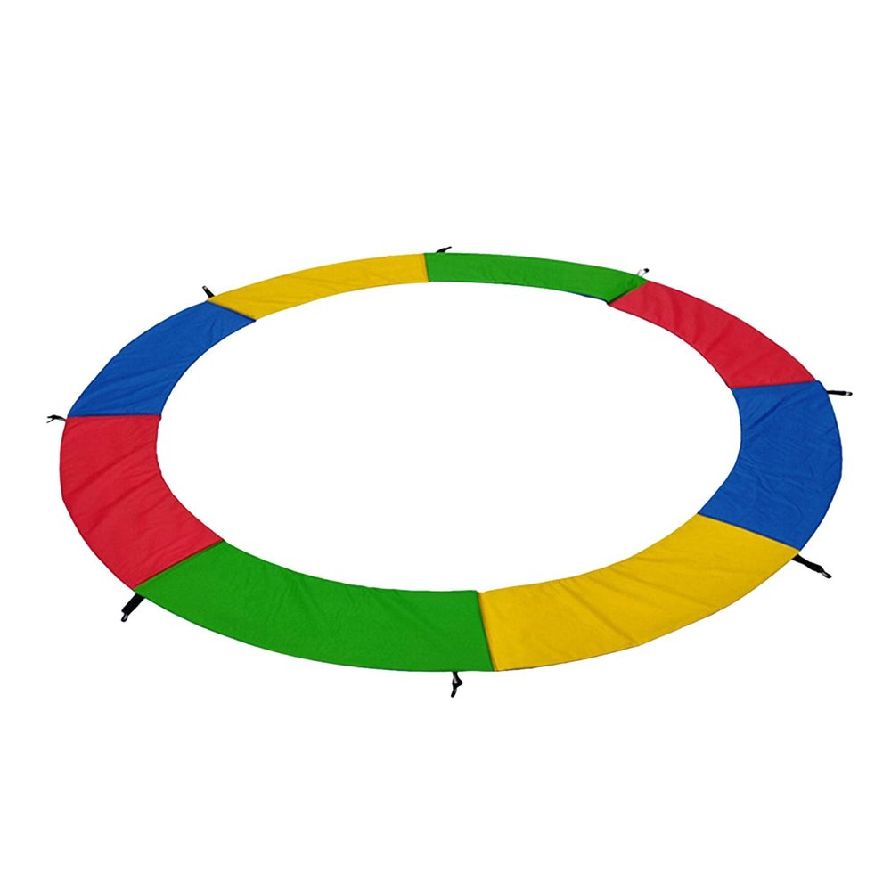 YPeng Trampoline Pad 6ft/8ft/10ft/12ft Universal Replacement Toddler Trampoline Spring Cover, Colorful Trampoline Protection Safety Pad Waterproof Surround Spring Pad Edge Frame