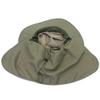 ESTELLEF Unisex Sun Hat with Neck Flap Cover Fishing Safari Cap Neck Protection,UPF 50+ (Color : Light Gray+Military Green) view 3