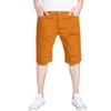 Men's Casual Ripped Jean Shorts Slim Distressed destroyed hole Short Jean Pants Washed Summer Knee Lenght Fit Jeans (Brown,XX-Large) view 1