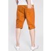 Men's Casual Ripped Jean Shorts Slim Distressed destroyed hole Short Jean Pants Washed Summer Knee Lenght Fit Jeans (Brown,XX-Large) view 3