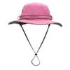 ESTELLEF Unisex Sun Hat with Neck Flap Cover Fishing Safari Cap Neck Protection,UPF 50+ (Color : Pink+Light Gray) view 4