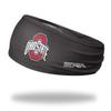 College Non Slip Tapered Headband - College Basketball, Football, Baseball, and Game Day (The Ohio State University Black Tapered Headband) view 1