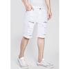 Men's Casual Ripped Jean Shorts Slim Distressed Destroyed Hole Short Jean Pants Washed Summer Knee Lenght Fit Jeans (White,XX-Large) view 2