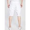 Men's Casual Ripped Jean Shorts Slim Distressed Destroyed Hole Short Jean Pants Washed Summer Knee Lenght Fit Jeans (White,XX-Large) view 3
