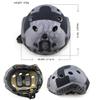 ACEXIER Tacitcal Fast Airsoft Helmet PJ Type Advanced Adjustment w/NVG Shroud+Side Rail Army Military Tactical Helmet Sport CS Airsofty Paintball Base Jump(53-60cm) Protective Helmet view 2