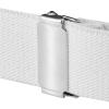Buyless Fashion Kids Toddlers Baby Adjustable Elastic Stretch Belt with Silver Twisted Buckle - 5095-White view 4