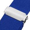 Buyless Fashion Kids Toddlers Baby Adjustable Elastic Stretch Belt with Silver Twisted Buckle - 5095-Royal-Blue view 3