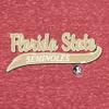 Little King NCAA Knobby Short Sleeve Varsity Romper-Florida State-Heathered Red-0-3 Months view 3