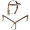 CHALLENGER Horse Western Floral Browband Bridle & Breast Collar Set Turquoise 78FK07B view 1