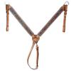 CHALLENGER Horse Western Floral Browband Bridle & Breast Collar Set Turquoise 78FK07B view 2