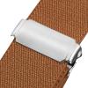 Buyless Fashion Kids Toddlers Baby Adjustable Elastic Stretch Belt with Silver Twisted Buckle - 5095-Camel view 3