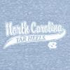 Little King NCAA Knobby Short Sleeve Varsity Romper-North Carolina-Heathered Carolina Blue-12 Months view 3
