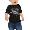 1965 Chevy Impala SS Super Sport Classic Cars Baby Jersey Short Sleeve Tee Black