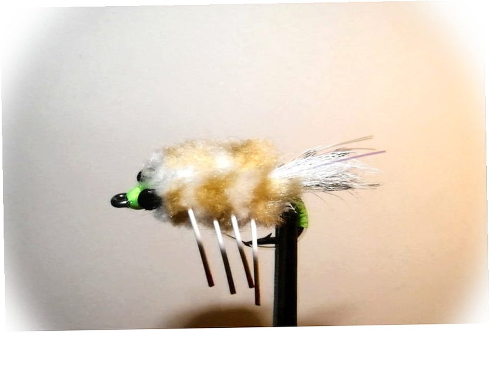 New 4 Saltwater Fly Fishing Bonefish Permit Merkin Crab Lure Bait Fishing Equipment FL-0371RD