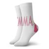 Fashion Compression Socks,Cute Fairy Princesses Holding A Popular Widespread Girl Name With Polka Dots Pattern,Performance Polyester Cushioned Athletic Crew Socks for Running,Athletic, -12 inch view 1