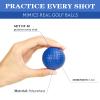 Bac-kitchen 40 Pack Foam Golf Practice Balls - Realistic Feel and Limited Flight Training Balls for Indoor or Outdoor (40 Blue) view 3