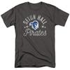 Seton Hall University Official Pirates Unisex Adult T-Shirt, Charcoal, 5X-Large view 1