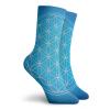 GULTMEE Funny Compression Socks Women and Men,Flower Of Life Grid Pattern Consisting Of Types Overlapping Circles Theme,Best for Circulation,Running,Athletic,Nurse,Travel, -12 inch view 2