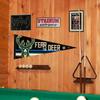 Milwaukee Bucks Fear The Deer Pennant Flag view 2