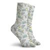 GULTMEE Fashion Compression Socks,Choo Choo Train Kids Boy Pattern Blue Green Number Plate Vintage,Performance Polyester Cushioned Athletic Crew Socks for Running,Athletic, -12 inch view 2