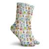 GULTMEE Nursery Fashion Compression Socks,Various Different Animal Figures And Natured,Performance Polyester Cushioned Athletic Crew Socks for Running,Athletic,Multicolor -12 inch view 2