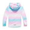 MGEOY Girls Rain Jacket Lightweight Waterproof Hooded Fleece Lined Raincoat Windbreakers for Kids Pink 5/6 view 3