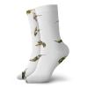 GULTMEE Funny Compression Socks Women and Men,Illustration Of Hummingbirds In Motion And At Rest Sunflowers Summer,Best for Circulation,Running,Athletic,Nurse,Travel, -12 inch view 1