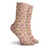 GULTMEE Funny Compression Socks Women and Men,Cosmos Flowers Field Watercolor Botany Arrangement Garden Art Design,Best for Circulation,Running,Athletic,Nurse,Travel, -12 inch view 2