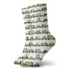 GULTMEE Fashion Compression Socks,A Number Of Cars With Various Jobs Trucks Sedans Buses Traveling Journey Working,Performance Polyester Cushioned Athletic Crew Socks for Running,Athletic, -12 inch view 1