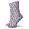 GULTMEE Funky Colorful Cushion Sport Socks,Low Poly Nature Composition Hand Drawn Botanic Garden Art Pattern,Athletic Cushioned Running Performance Crew Socks For Men/Women, -12 inch view 1