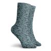 GULTMEE Funny Compression Socks Women and Men,Oriental Ornamental Leaves And Little Flowers,Best for Circulation,Running,Athletic,Nurse,Travel, -12 inch view 2