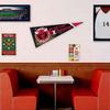 Chicago Bulls 6 Time Champions Pennant Flag view 3