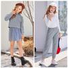 Arshiner Teen Girls Clothes 2 Piece Set Fall Winter Outfits Long Sleeve Crop Top Hoodied Sweatshirt Sweatpant with Pockets view 4