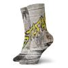 GULTMEE Funny Compression Socks Women and Men,Jamaican Reggae Music Icon Inspired Rastafari Street Graffiti Image,Best for Circulation,Running,Athletic,Nurse,Travel, -12 inch view 1