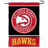 Atlanta Hawks Black Double Sided Garden Flag view 1