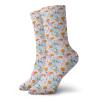 GULTMEE Funny Compression Socks Women and Men,Modern Fun Graphic With Petals And Colorful Geometric Shapes Print,Best for Circulation,Running,Athletic,Nurse,Travel, -12 inch view 1