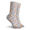 GULTMEE Funny Compression Socks Women and Men,Modern Fun Graphic With Petals And Colorful Geometric Shapes Print,Best for Circulation,Running,Athletic,Nurse,Travel, -12 inch view 2