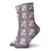 Romantic Fashion Compression Socks,Valentines Dayd Romantic Love Symbol Bouquet In Retro Style Nature,Performance Polyester Cushioned Athletic Crew Socks for Running,Athletic,Multicolor -12 inch view 1