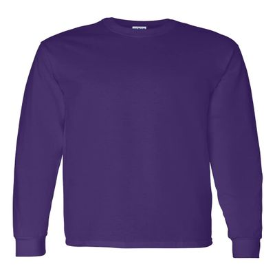 Gildan Men's Heavy Cotton Long Sleeve T-Shirt, Style G5400, 2-Pack