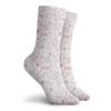 GULTMEE Love Fashion Compression Socks,Hand Drawn Style Valentines Icons Kissing,Performance Polyester Cushioned Athletic Crew Socks for Running,Athletic,Pale Coral Pink Brown -12 inch view 2