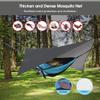 FIRINER Camping Hammock with Mosquito Net Rain Fly Heavy Duty Tree Strap Nylon Parachute Single Double Hammock Tent Waterproof Rainfly Set for Camping Backpacking Backyard Patio Hiking Travel Outdoor view 2