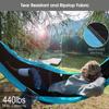 FIRINER Camping Hammock with Mosquito Net Rain Fly Heavy Duty Tree Strap Nylon Parachute Single Double Hammock Tent Waterproof Rainfly Set for Camping Backpacking Backyard Patio Hiking Travel Outdoor view 3