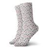 Poker Funny Compression Socks Women and Men,Scattered Aces Of Spades And Hearts Winning Hand Design Graphic Illustration,Best for Circulation,Running,Athletic,Nurse,Travel,Red Black White -12 inch view 1