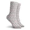 Poker Funny Compression Socks Women and Men,Scattered Aces Of Spades And Hearts Winning Hand Design Graphic Illustration,Best for Circulation,Running,Athletic,Nurse,Travel,Red Black White -12 inch view 2