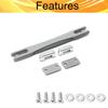 Juvielich Luggage Handle Pull Strap Grip Replacement - Gray Plastic Suitcase Handles - 230x25x20mm - 1PCS view 4