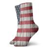 GULTMEE Funny Compression Socks Women and Men,Fourth Of July Independence Day Adorn National Democracy Art Rough Wood Looking,Best for Circulation,Running,Athletic,Nurse,Travel, -12 inch view 1