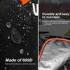 Unigear Ski Bag for Air Travel, 360 Fully Padded Protection, Water-Resistant and Durable up to 192cm for Snow Air Travel Transport (Black) view 4